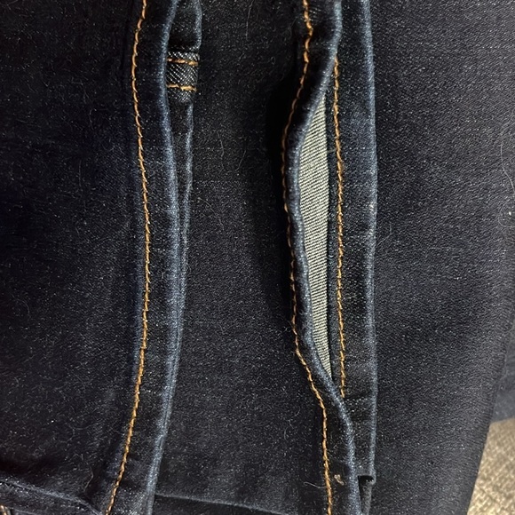 Hollister Dark Wash Straight Leg Jeans - Picture 6 of 6